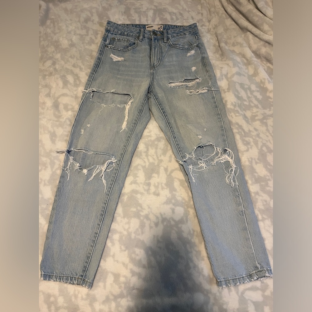 Garage Light Blue Mom Jeans